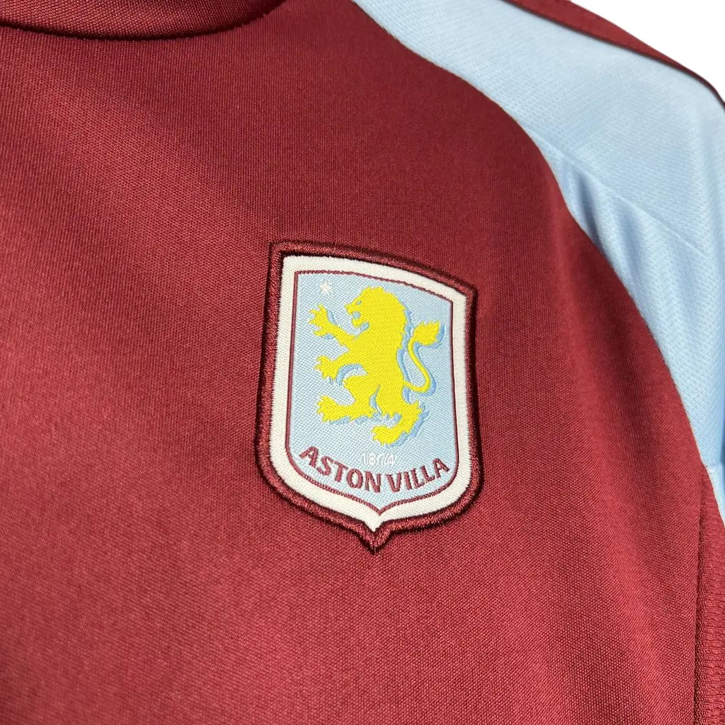 Camisa Aston Villa 2024/25 Home - Kit Torcedor Infantil