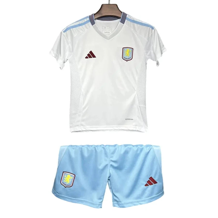 Camisa Aston Villa 2024/25 Away - Kit Torcedor Infantil