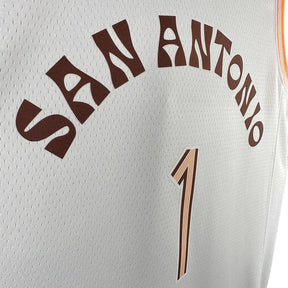 Camisa Regata NBA San Antonio Spurs #1 WEMBANYAMA Swingman - City Edition