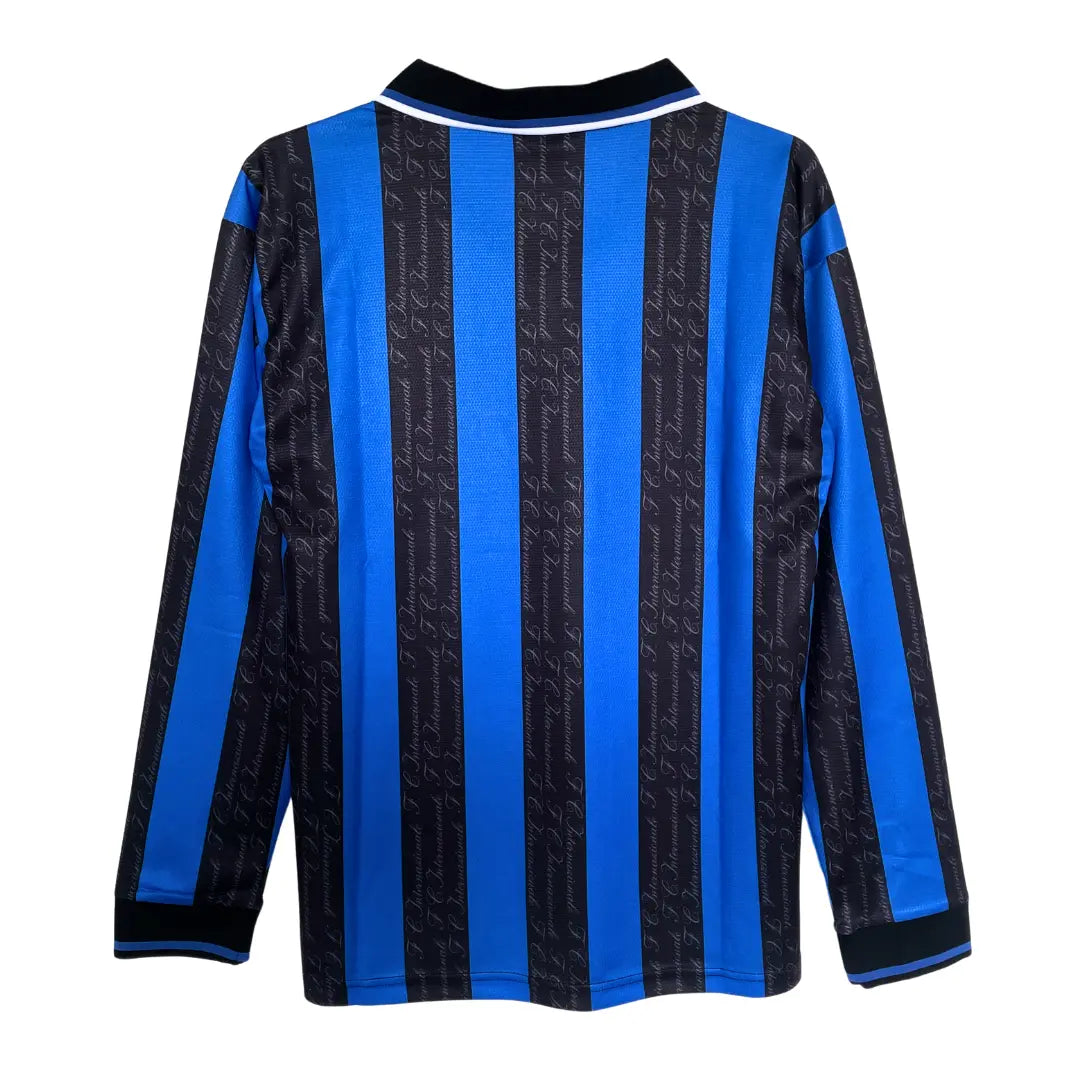 Camisa Inter de Milão 1997/98 Home - Manga Longa - Masculina