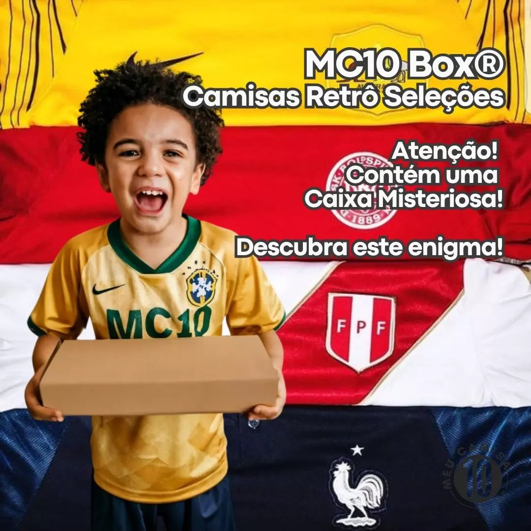 Caixa Misteriosa MC10 Box® - Camisas Retrô Seleções