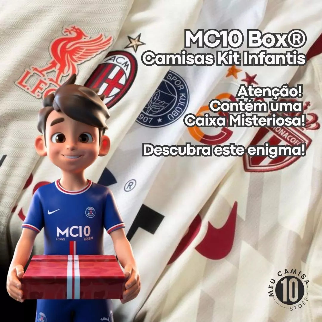 Presente Misterioso MC10 Box® - Camisas Kit Infantis