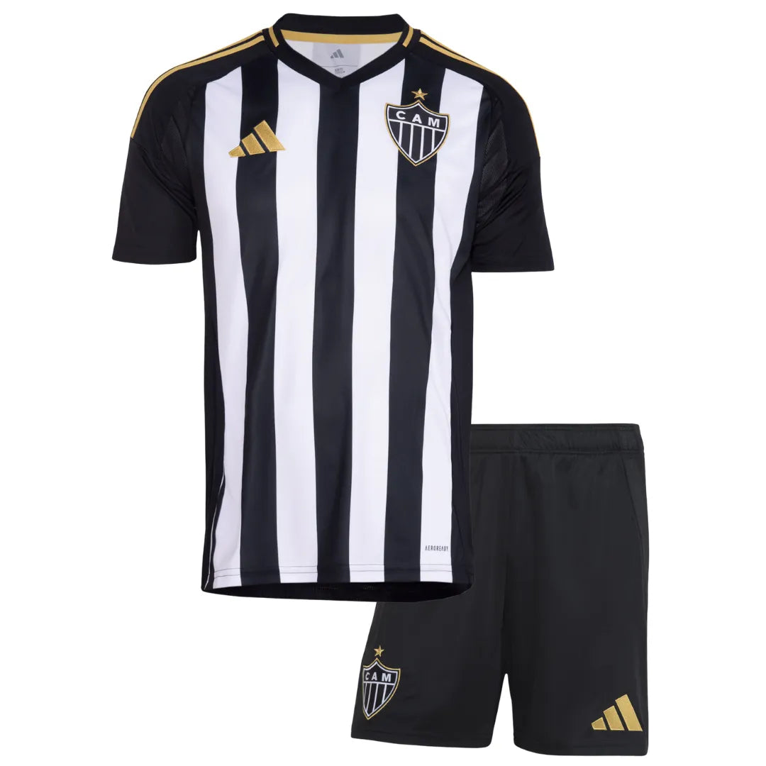 Camisa Atlético Mineiro 2025 Home - Kit Torcedor Infantil