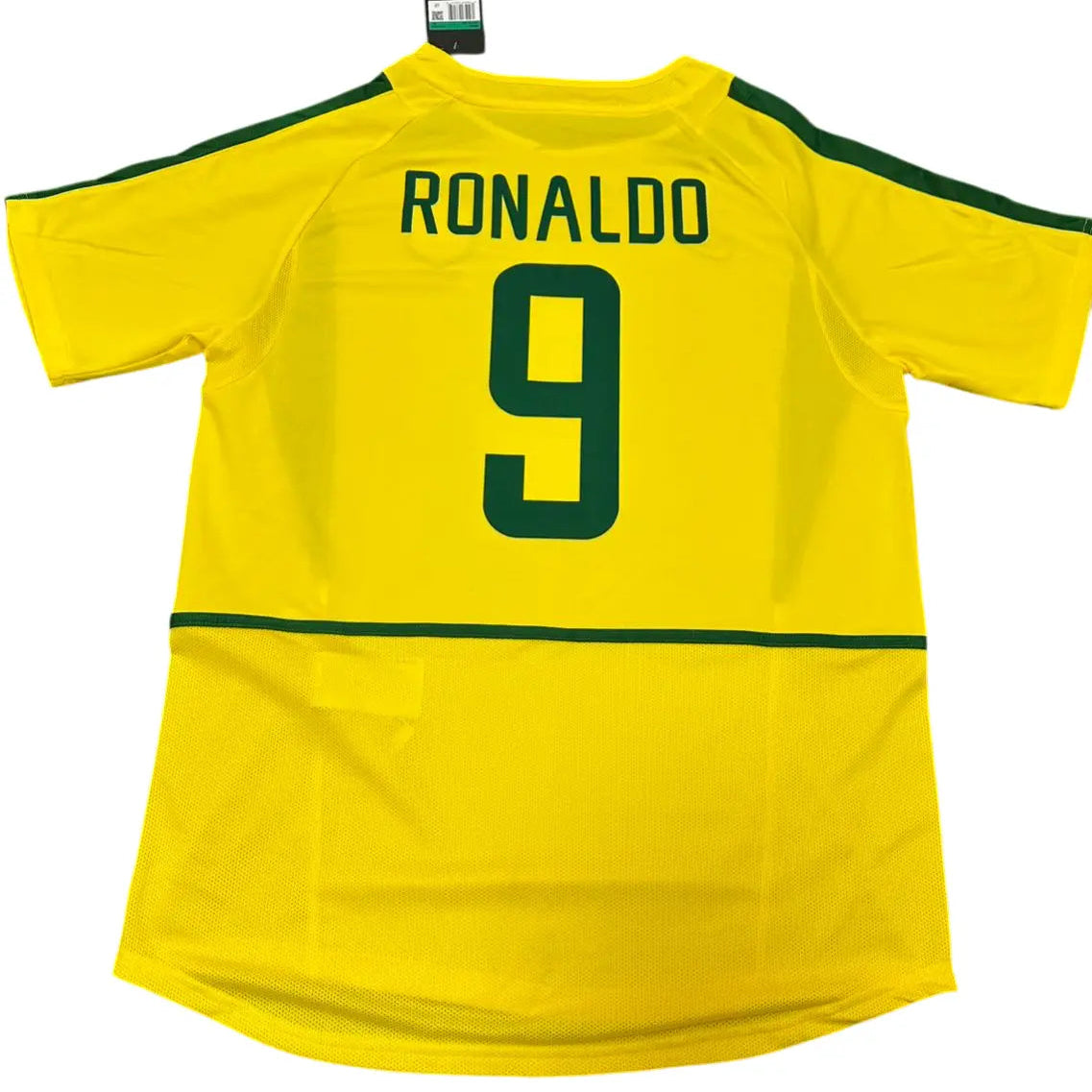 Camisa Brasil 2002 Home - #9 RONALDO - Tamanho G (L)