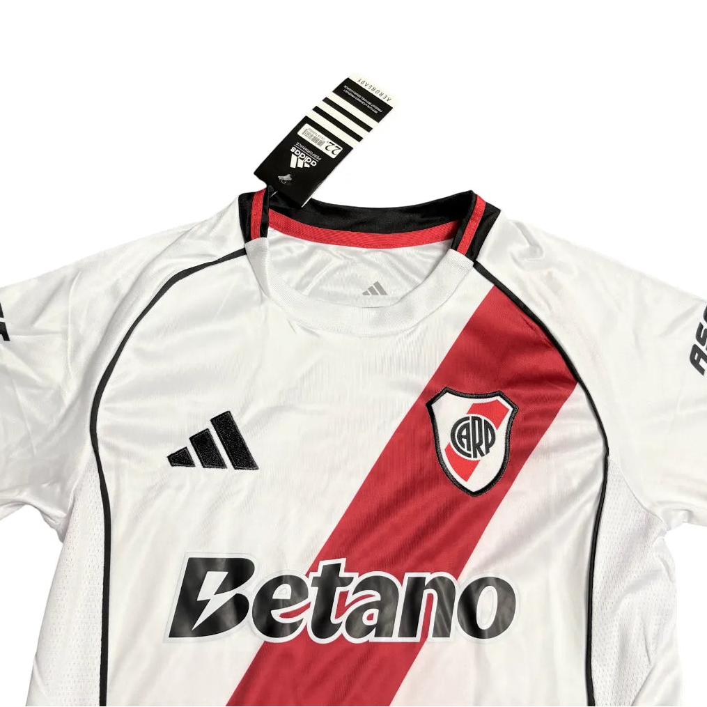 Camisa River Plate 2025/26 Home - Kit Torcedor Infantil