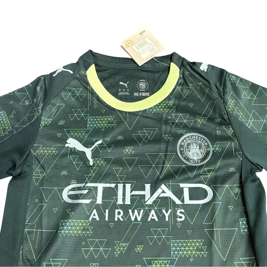 Camisa Manchester City 2025/26 Fourth - Kit Torcedor Infantil