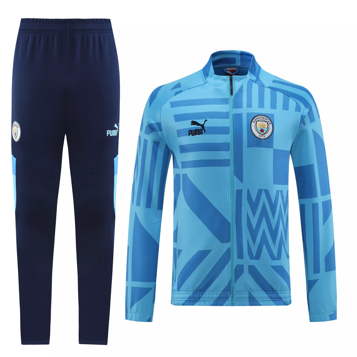 Conjunto Agasalho Manchester City 22/23