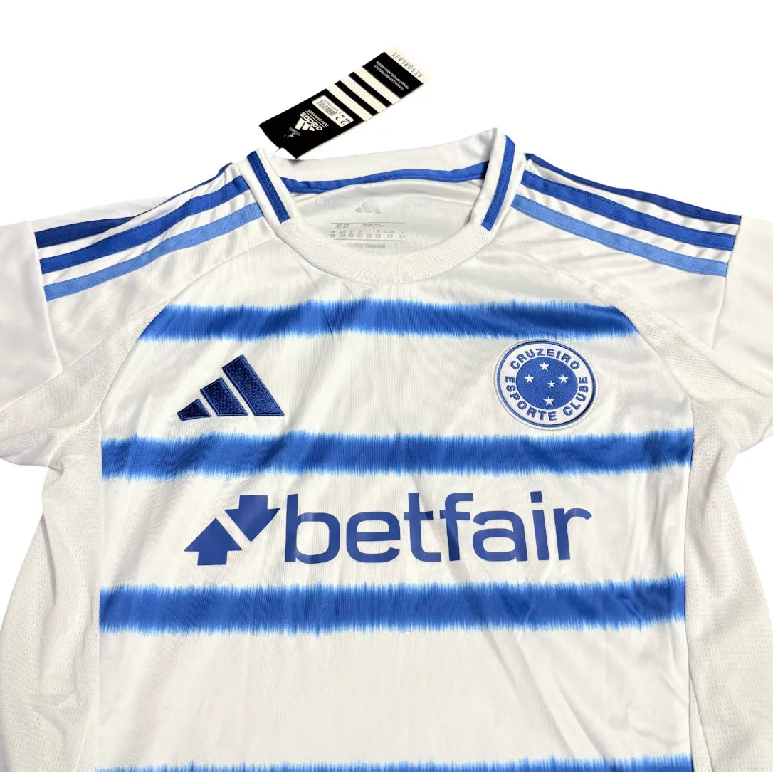 Camisa Cruzeiro 2025 Away - Kit Torcedor Infantil