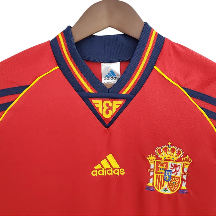 Camisa Espanha 1998 Home - Masculina