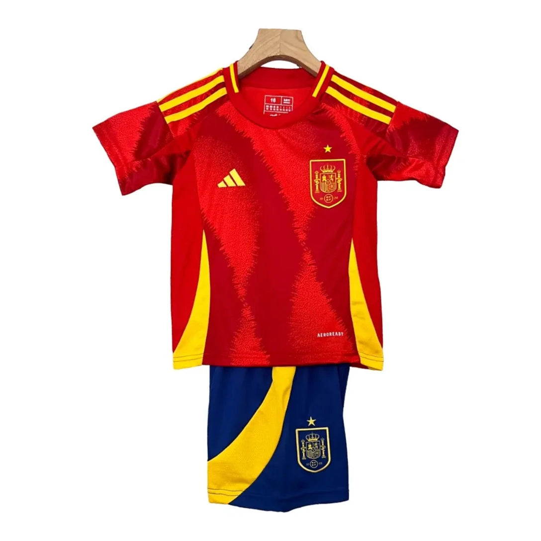 Camisa Seleção Espanha 2024 I Home - Kit Torcedor Infantil