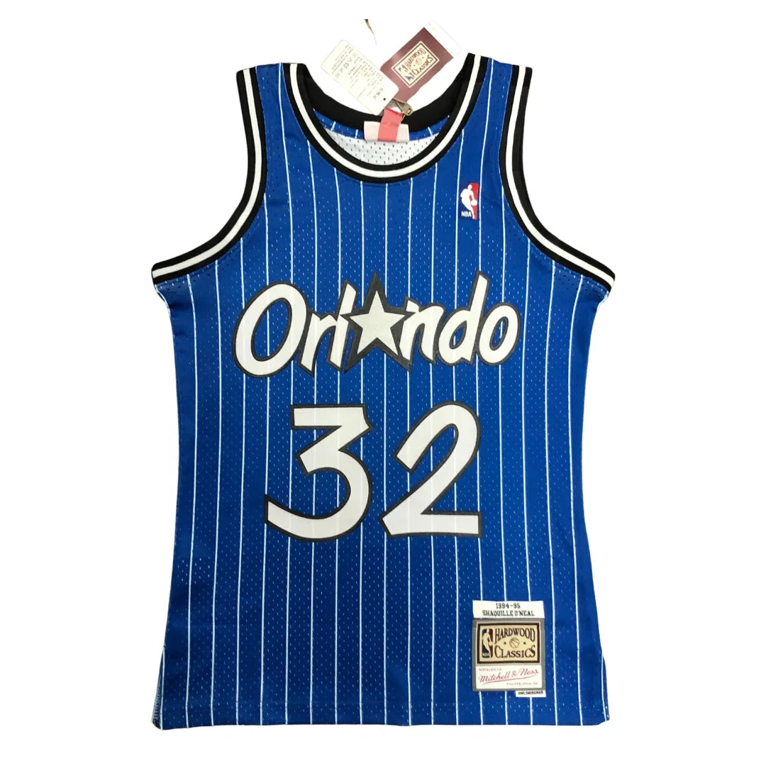 Regata NBA Orlando Magic #32 Shaquille O'Neal 1994/95 – Mitchell & Ness Silk Azul