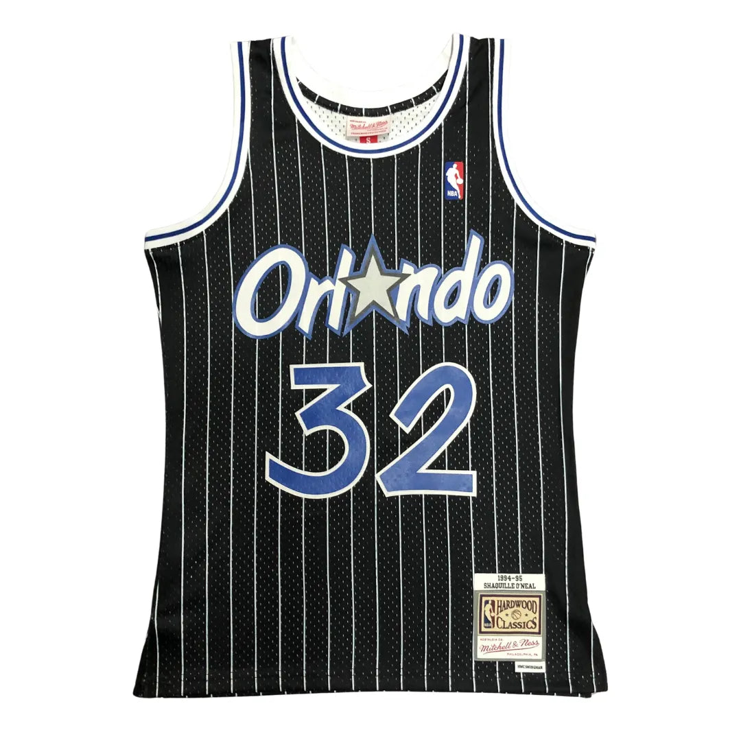 Regata NBA Orlando Magic #32 Shaquille O'Neal 1994/95 – Mitchell & Ness Silk Preta