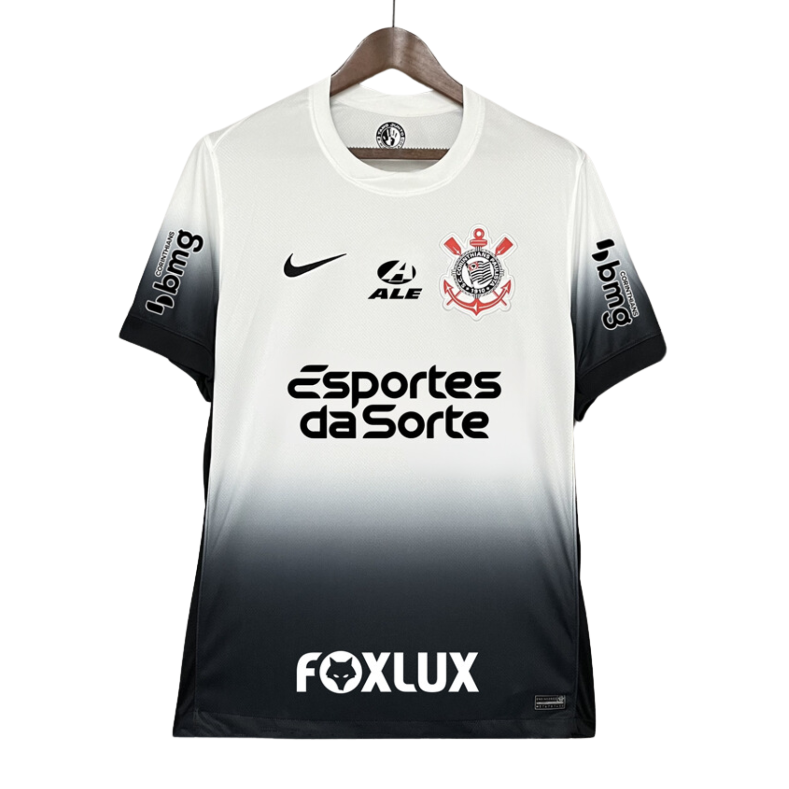 Camisa Corinthians 2024 Home - Com Patrocínio - Masculina