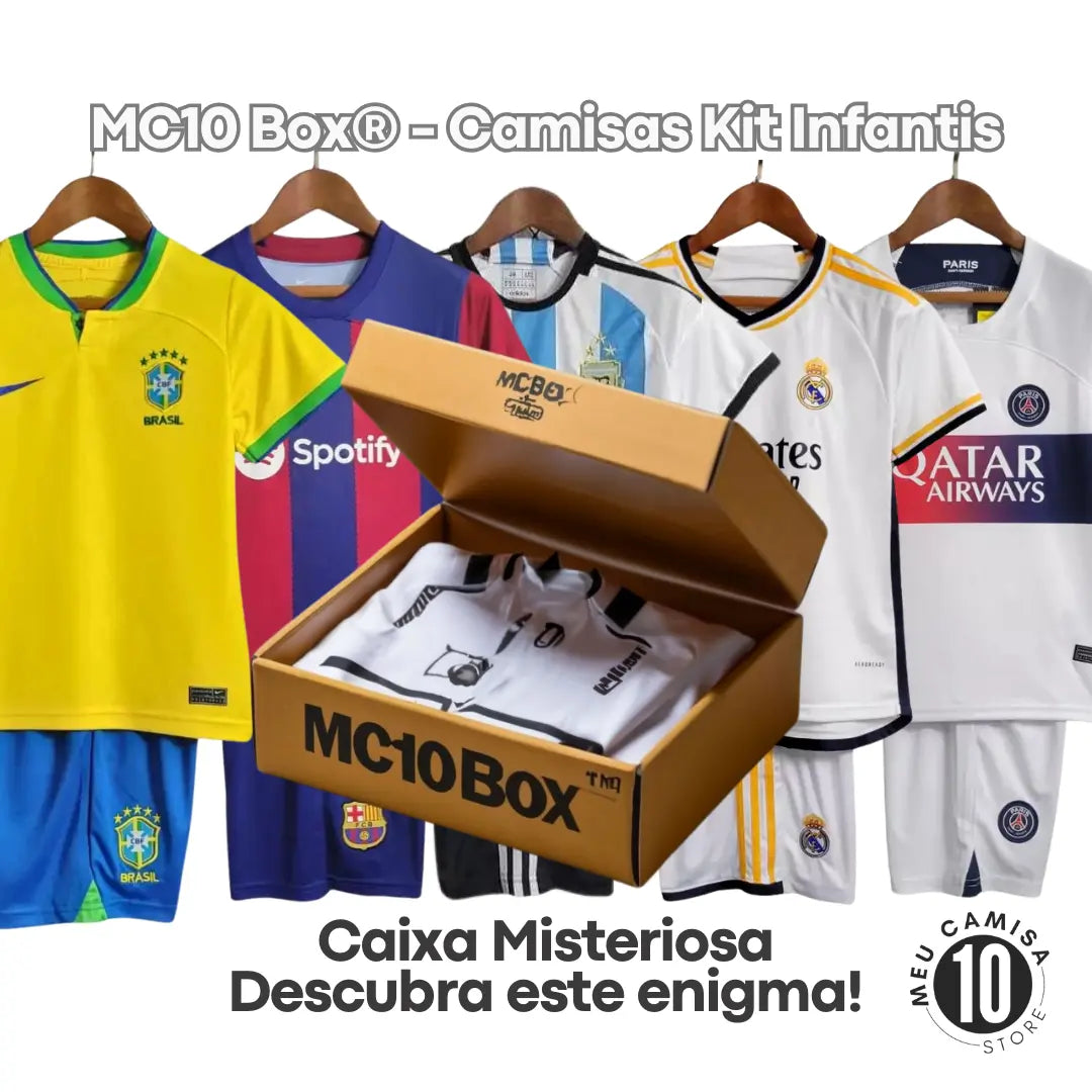 Presente Misterioso MC10 Box® - Camisas Kit Infantis