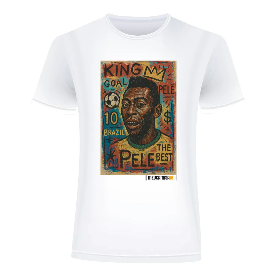 Camiseta MC10 Copa Rei do Futebol Arte 100% Algodão 30.1