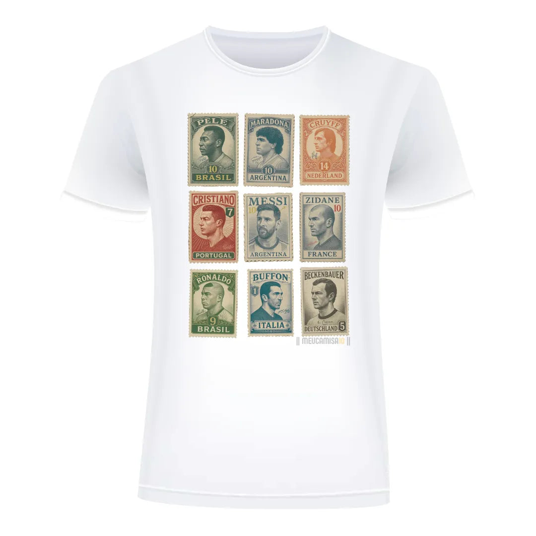 Camiseta MC10 Copa Selo Lendas 100% Algodão 30.1