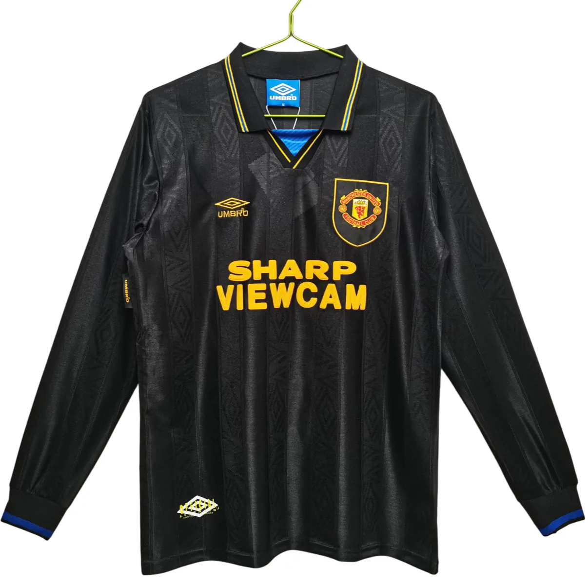 Camisa Manchester United 1993/94 Away - Manga Longa - Masculina