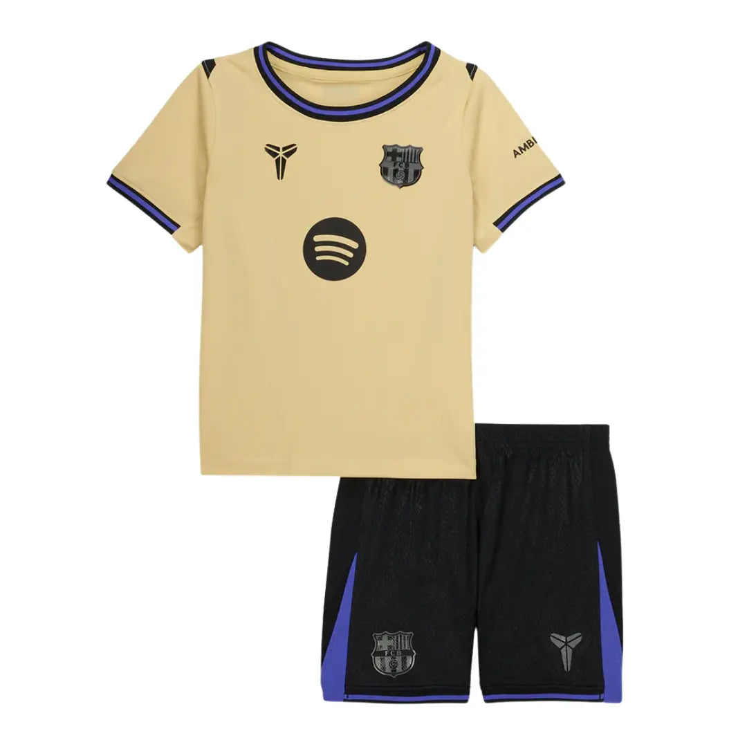 Camisa Barcelona 2025/26 Away - Kit Torcedor Infantil