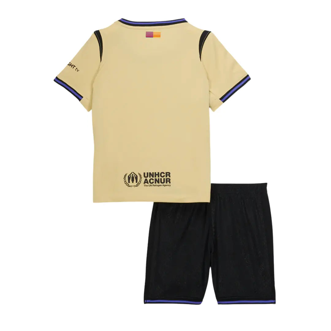 Camisa Barcelona 2025/26 Away - Kit Torcedor Infantil