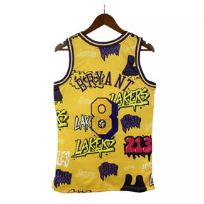 Regata NBA Los Angeles Lakers #8 Kobe Bryant 96/97 – Mitchell & Ness Silk Amarelo