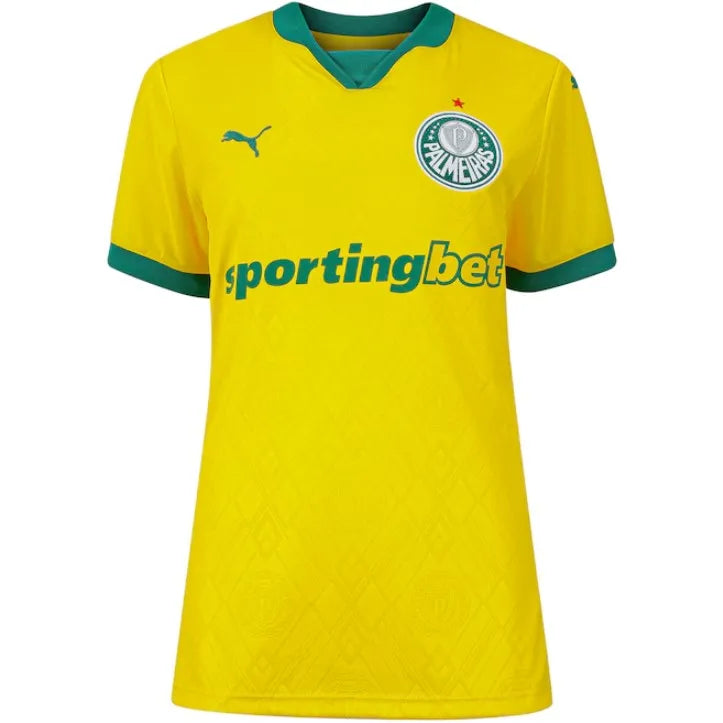 Camisa Palmeiras 2025 Third Amarela - Feminina