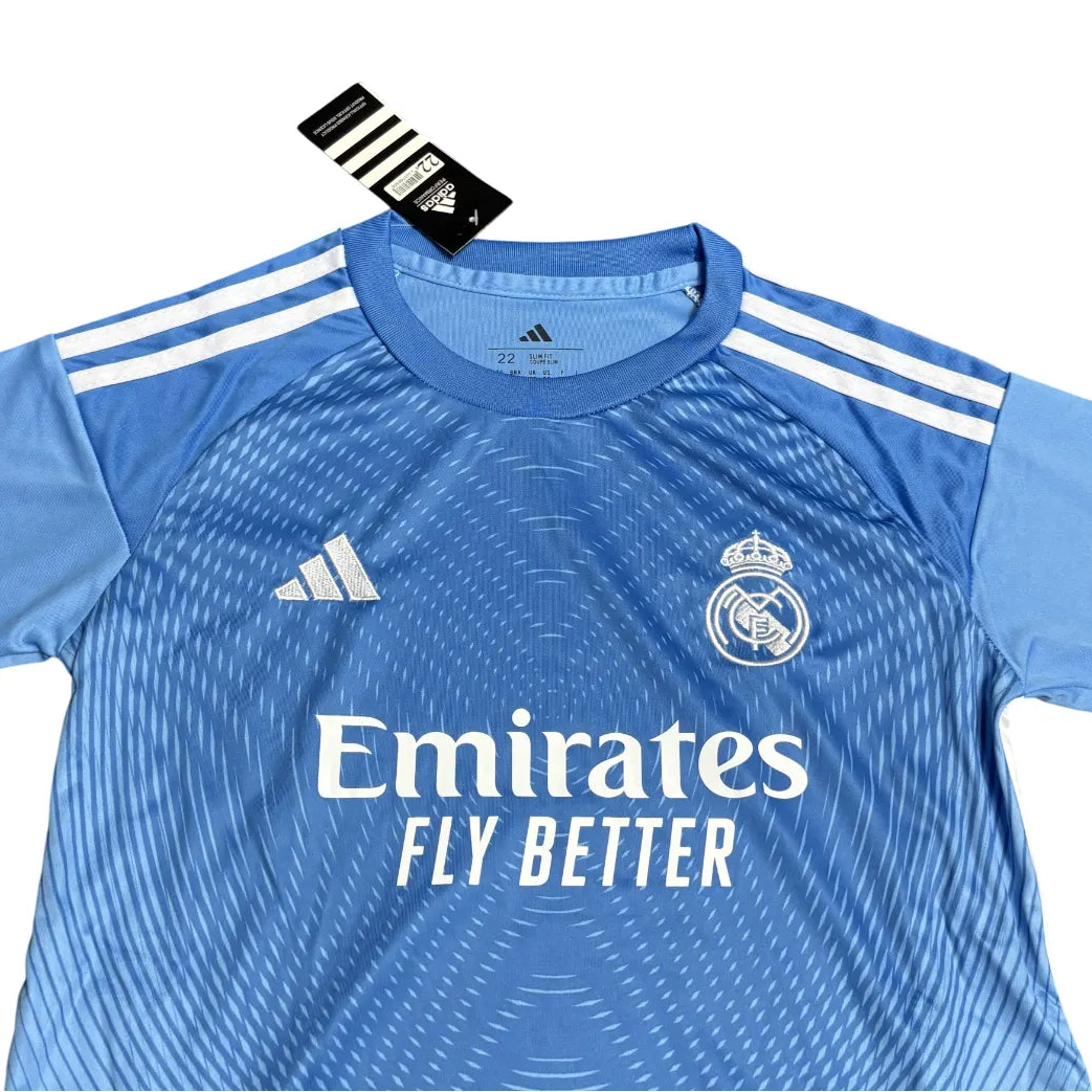 Camisa Real Madrid 2025/26 Goleiro - Kit Torcedor Infantil