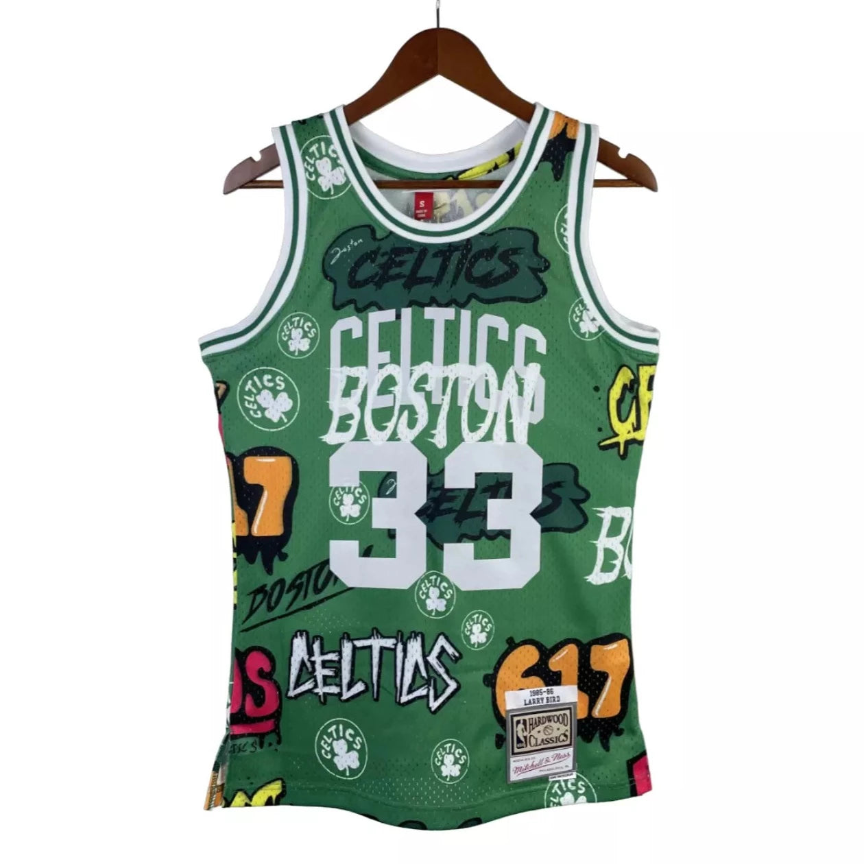 Regata NBA Boston Celtics Larry Bird 1985-86 - Mitchel & Ness Verde