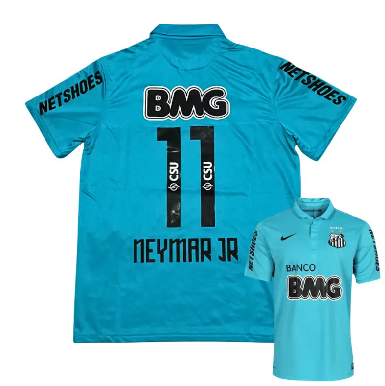 Camisa Santos 2013 Third Azul - #11 NEYMAR JR. - Tamanho G (L)