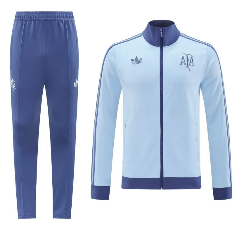 Conjunto Agasalho Argentina 2025 Pré-Jogo Masculino