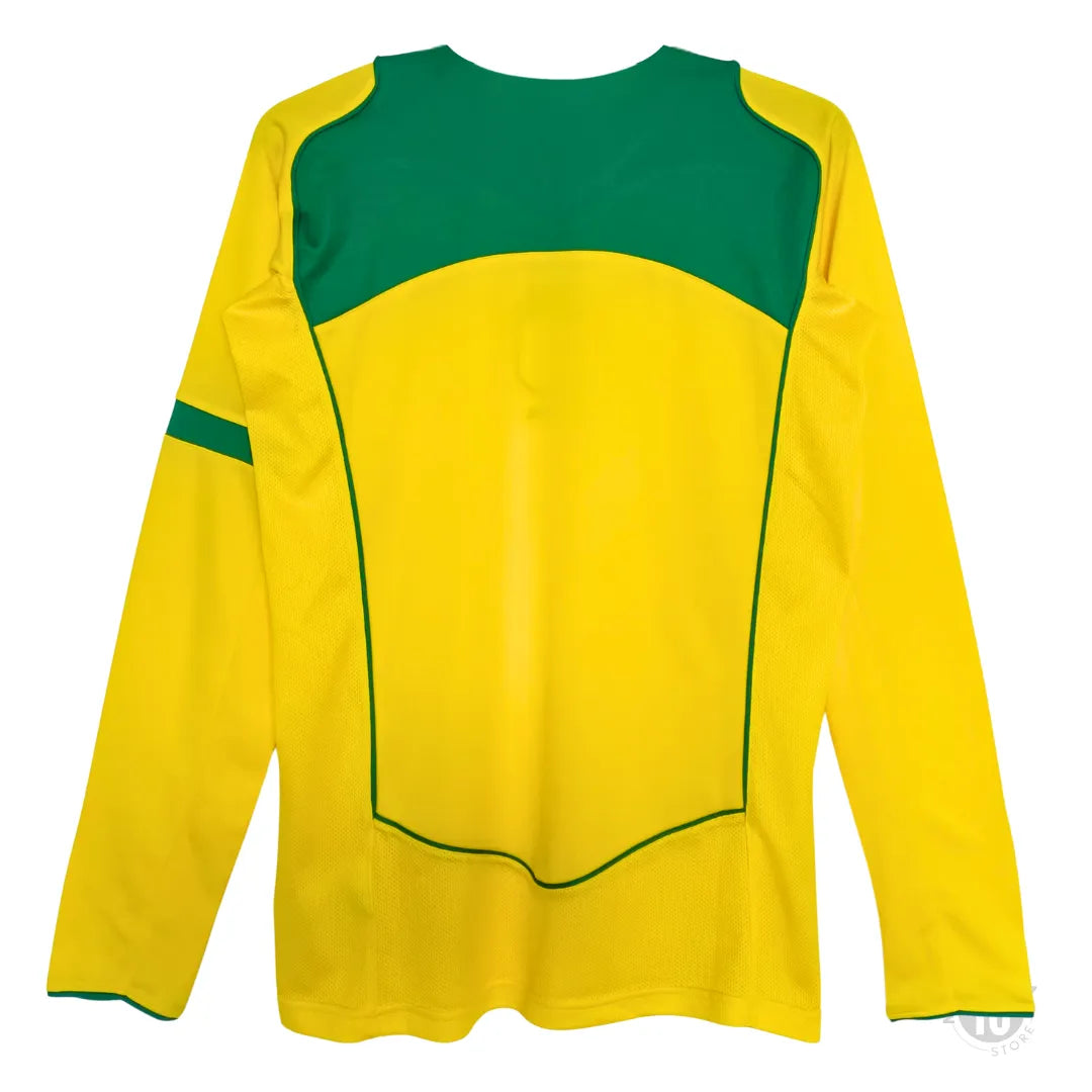 Camisa Brasil 2004 Home Total 90 - Manga Longa - Masculina