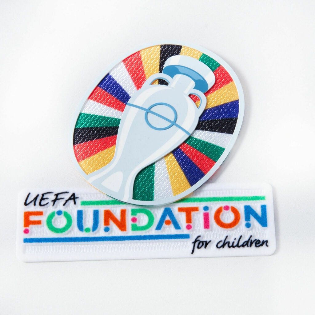 Patch Euro 2024 "Taça" e "EUFA Foundation"