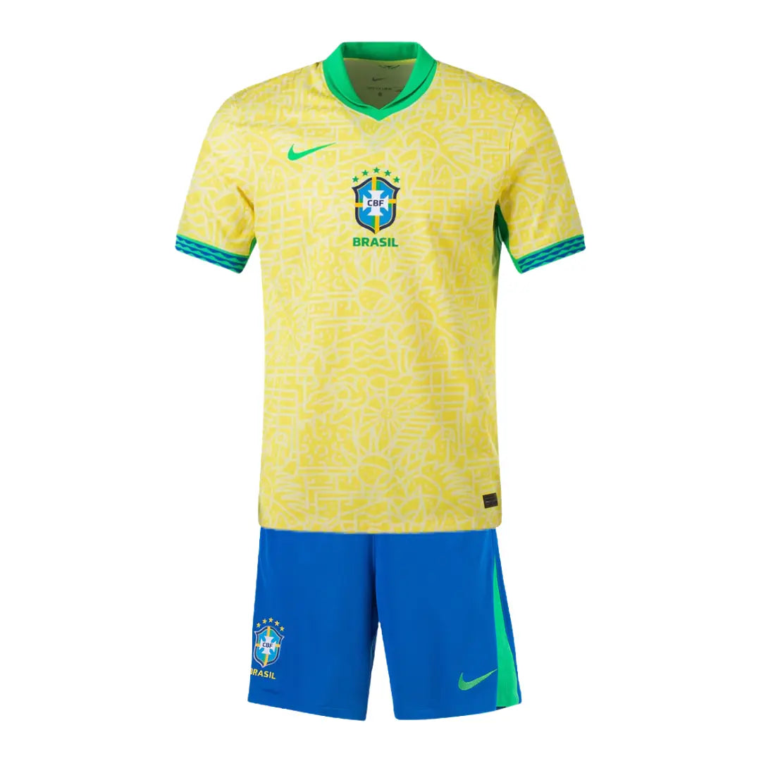 Camisa Seleção Brasil 2024/25 I - Kit Torcedor Infantil