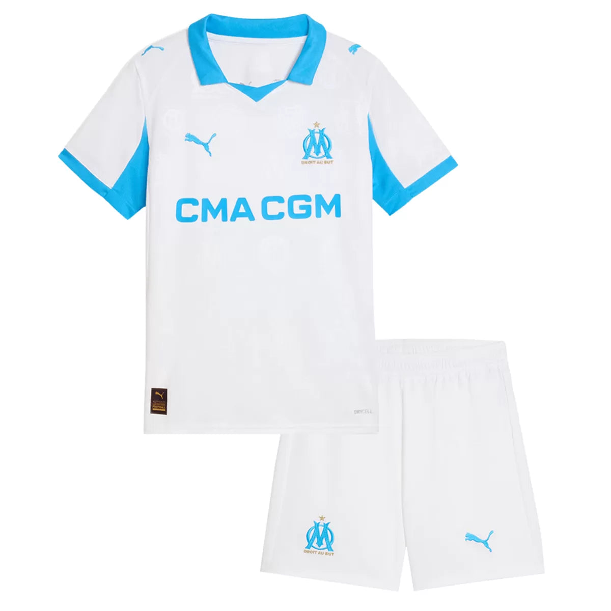 Camisa Olympique de Marseille 2025/26 Home - Kit Torcedor Infantil