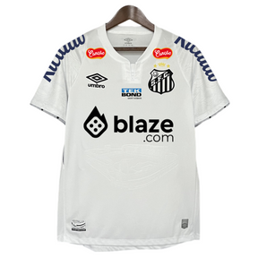 Camisa Santos 2024/25 Home - Com Patrocínio - Masculina