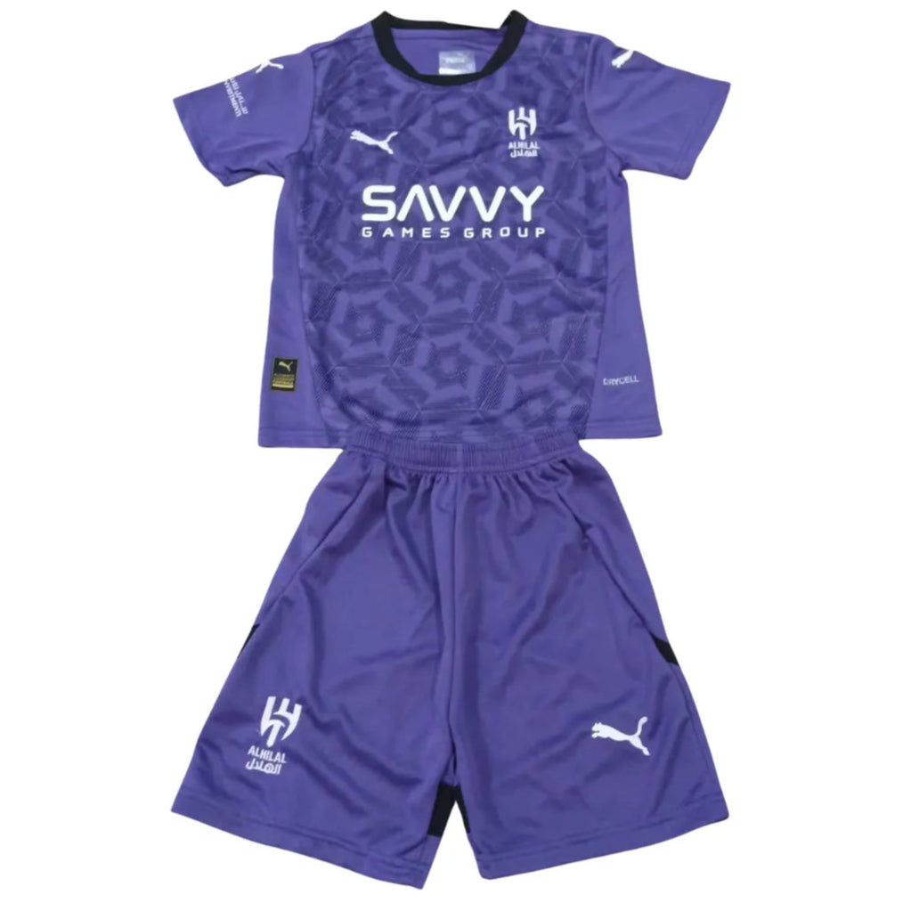 Camisa Al-Hilal 2024/25 Third - Kit Torcedor Infantil