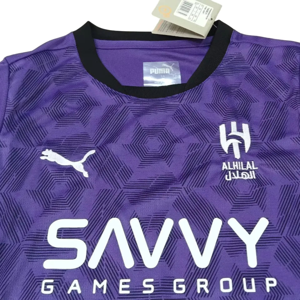 Camisa Al-Hilal 2024/25 Third - Kit Torcedor Infantil