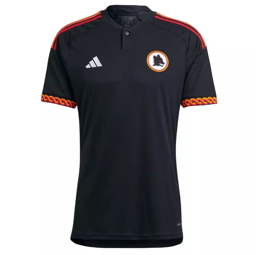 Camisa AS Roma 2023/24 Third Preta - Masculina